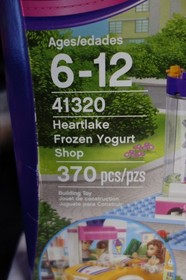 LEGO FRIENDS: Heartlake Frozen Yogurt 41320 Original Set in Box