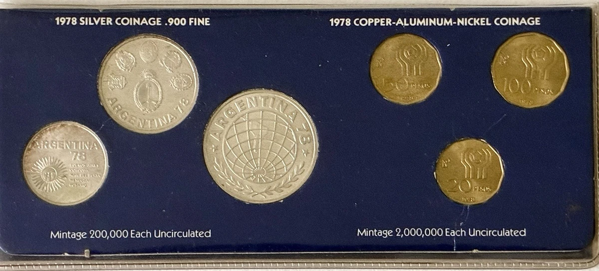 Uncirculated 1978 Argentine Coins for sale | eBay
