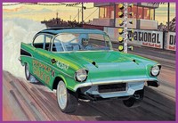 Round2 AMT1360/12 1/25 1957 Chevy Bel Air Pepper Shaker Silent Box