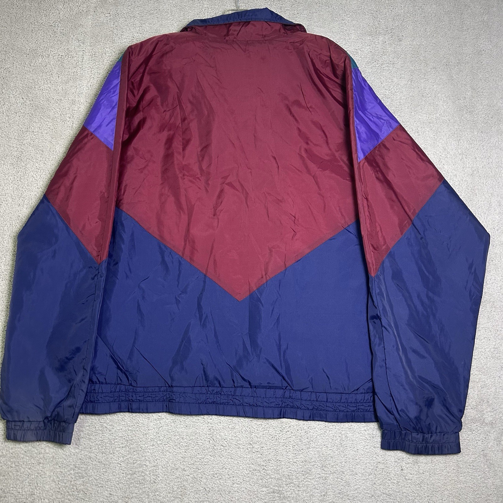 Vintage JCPenny USA Olympics Windbreaker Jacket Men’s Large Multicolor Full Zip