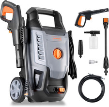 Image of Vonhaus Pressure Washer 1600W – Portable Power Washer for Patio, Car, Walls, Fen