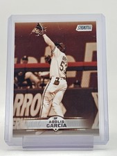 ADOLIS GARCIA 2025 TOPPS STADIUM CLUB BASEBALL SEPIA #106 TEXAS RANGERS Q5180
