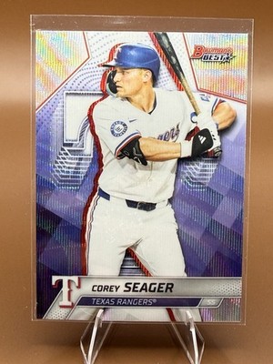 2025 Topps Bowman's Best Corey Seager Wave Refractor Texas Rangers