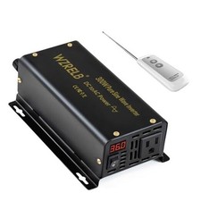 600W Pure Sine Wave Inverter 300W DC to 110V AC Power 24.0 Volts DC
