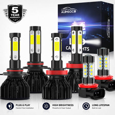 For Ford Transit-250 2015-2026 6500k Led Headlight Hilow Beam Fog Light Bulbs For Ford Transit-250 2015-2026 6500k Led Headlight Hilow Beam Fog Light Bulbs