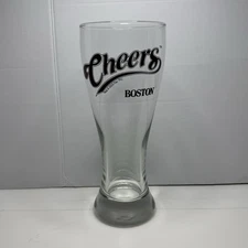 Cheers Boston Bar Beer Pilsner Glass 8.5" Tall - 2003