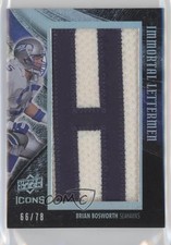 2008 Upper Deck Icons Immortal Lettermen Last Names 66/78 Brian Bosworth 7xr