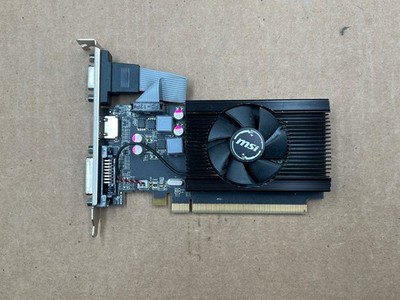 MSI Radeon R7 240 2GB DDR3 R7 240 2GD3 64b LP Full Height Graphics Card