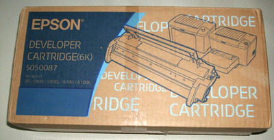 Epson Toner Developer Cartridge EPL 5900 5900L 6100 6100L black S050087 - NEU