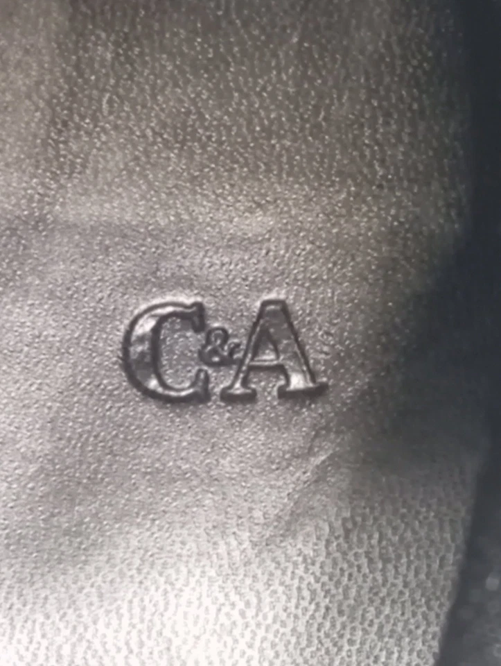 C&A Reißverschluss-Stiefeletten Damen Stiefeletten Gr. DE 40 schwarz Casual-Look - Bild 4 von 4