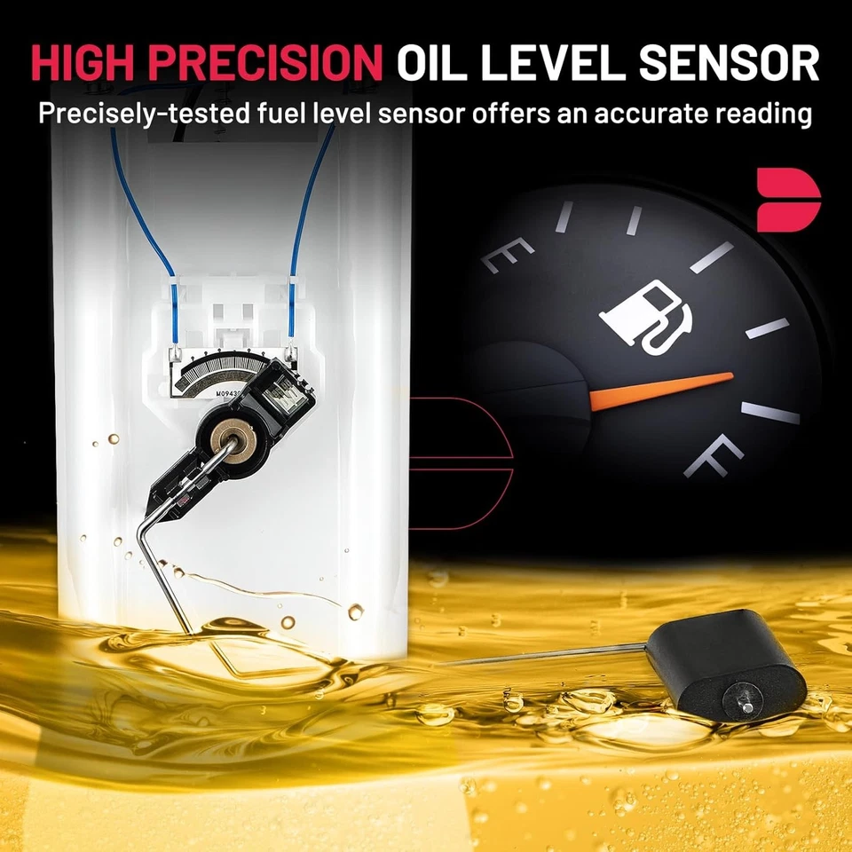 Fuel Pump Module Assembly for Chevy Silverado GMC Sierra 1500 2500 with Sensor Foto 4 de 4