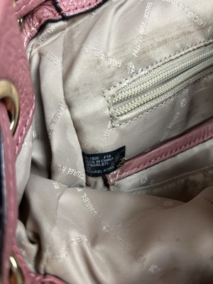MICHAEL KORS BACKPACK DAYPACK RILEY LEATHER PINK WOMEN MICHAEL KORS BACKPACK DAYPACK RILEY PEBBLED LEATHER PINK  main image 3