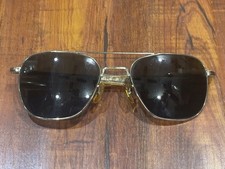 Vintage 5 1/2" American Optical USA 55-20-140 Original Pilot Aviator Sunglasses
