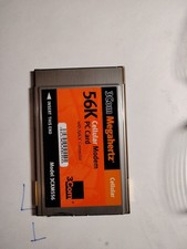 3com Megahertz 3CXM556 56K Cellular Modem PC Card PCMCIA xjack