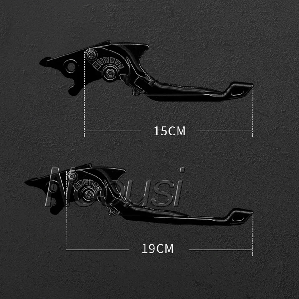 Palancas de embrague de freno plegables CNC para KAWASAKI ZZR 250/600 ZZR 1100 ZZR1200/1400 Foto 2 de 4