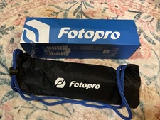 Fotopro 59" Carbon Fiber Travel Tripod X-GO CARBON E2 Black