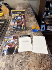 The Sims Bustin' Out (Nintendo GameCube, 2003) CIB Complete LN Disc 👀