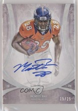 2013 Topps Five Star Futures Auto Silver 15/25 Montee Ball #FSFA-MBA Auto 0c2