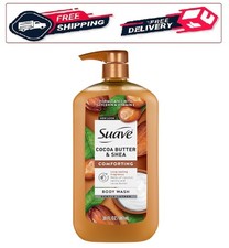 Suave Essentials Gentle Body Wash, Cocoa Butter & Shea, 30 oz 0.26 per gallon