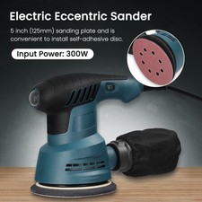 ⁺300W Handheld Electric Eccentric Sander 5 125mm Sanding Plate Electric Sander