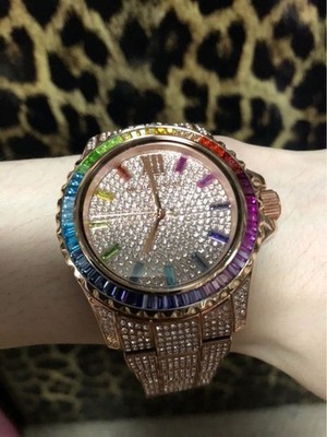 Michael Kors Everest Rainbow Limited 42mm Watch Timepiece 
