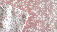 DUNELM Pink/White Ditsy Floral Super King Duvet Cover & 2 Pillowcases