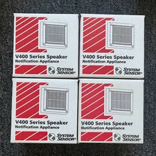 (1x) System Sensor V400R Fire Alarm Speaker Red 25/70 VRMS NEW IN BOX