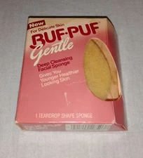 1983 BUF PUF GENTLE DEEP CLEANSING FACIAL SPONGE SEALED
