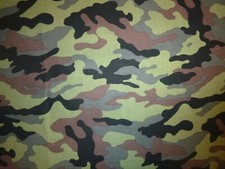 Camofluage Cotton Fabric 44" Wide x 36 " long