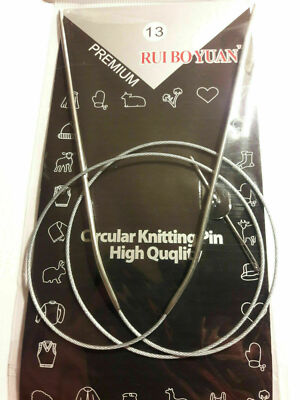 Rundstricknadel * Stricknadel * Länge 80 cm * Metall * verschiedene Stärken