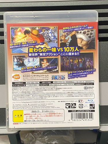 Sony PS3 PlayStation3 One Piece: Pirate Warriors 1 2 3 Japan BANDAINAMUCO - Picture 9 of 19