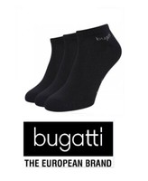 Bugatti - Sneaker Socken - 6 Paar - Schwarz - GrößE 39/42