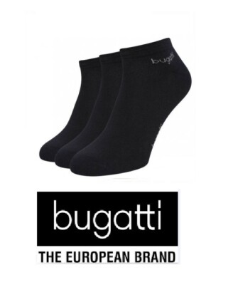 Bugatti - Sneaker Socken - 6 Paar - schwarz - Größe 43/46