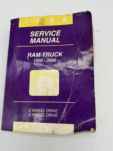 1996 Dodge Ram Truck Shop Service Repair Manual Book Engine Drivetrain Guide OEM