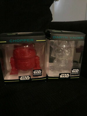 Darth Vader Clear/White Chopper Red Hikari Mini Smugglers Bounty Lot Star Wars