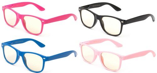 Kids Blue Light Blocking Glasses Gaming Computer Reading Anti Eye Strain UV 100% - Picture 4 of 20