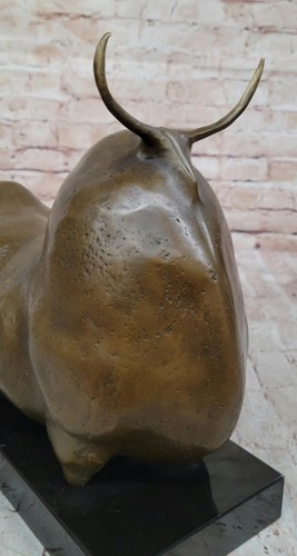 Fernando Botero Tier Bronze Marmorsockel Skulptur Abstrakt Modern Figur Kunst - Bild 7 von 10