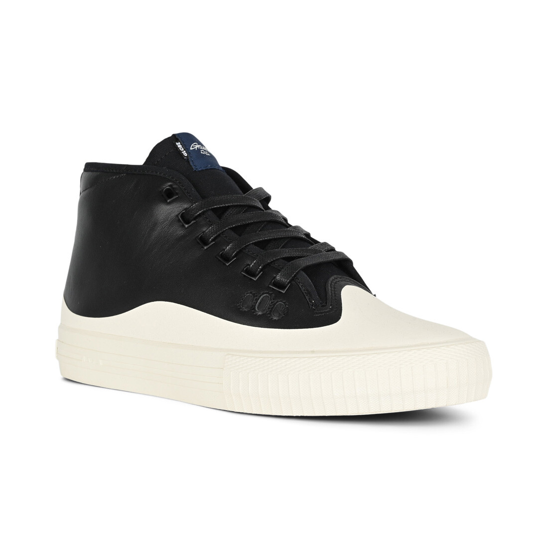 Globe Gillette Mid Skate Shoes - Black Leather