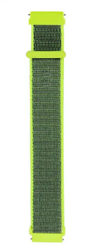 Nylon Sport Loop Armband 20 mm Quick Release Klettverschluss viele Farben - Bild 9 von 25