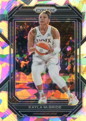 2023 Panini Prizm WNBA KAYLA MCBRIDE #103 CRACKED ICE PRIZM LYNX