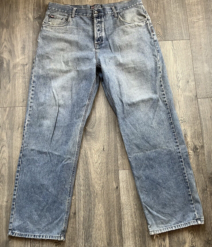 Vintage Split Jeans Baggy Distressed Grunge Nu-Metal Rave Vintage Split Jeans Baggy Distressed Grunge Nu-Metal Rave