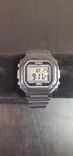 CASIO Illuminator F-108WH Digital Black Resin Men's Watch