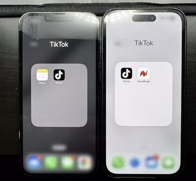 iPhone 14 Pro + iPhone 13 Pro BOTH With TikTok App Installed
