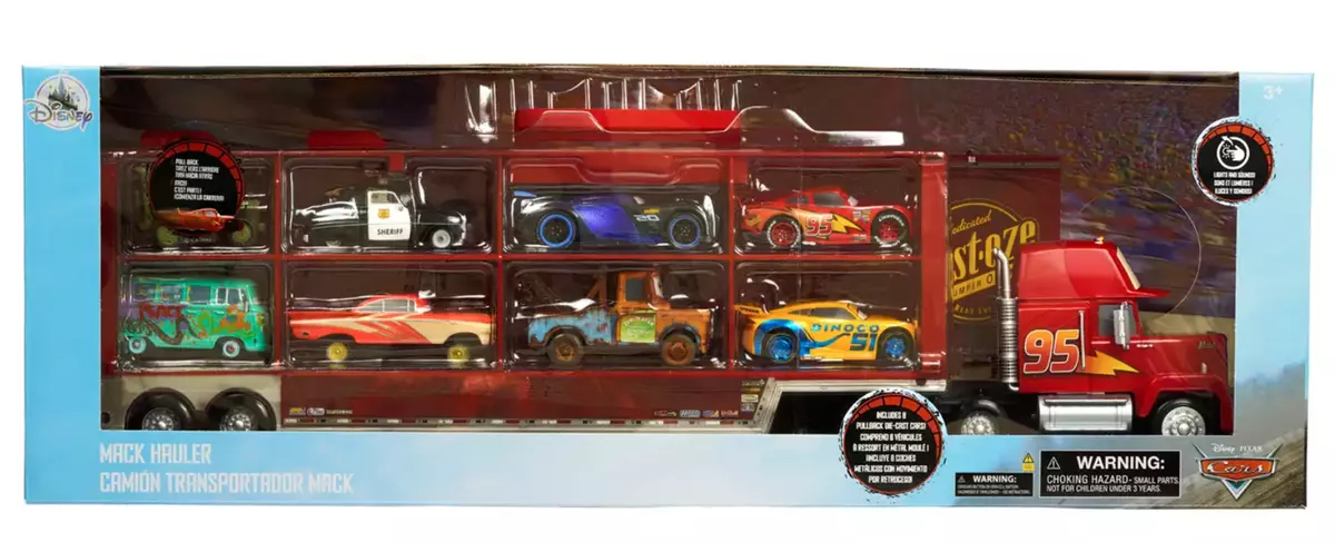 Disney Parks Pixar Cars Mack Hauler Vehicle Transportation Truck New With  Box