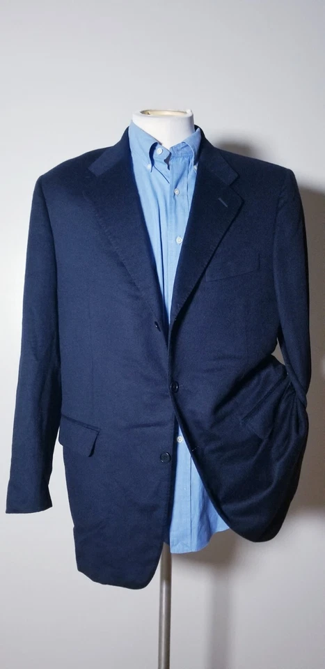 56 46R Trussini LORO PIANA CACHEMIR Felpa Tweed Chaqueta Blazer Abrigo Deportivo Nuevo sin Etiquetas  Foto 2 de 4