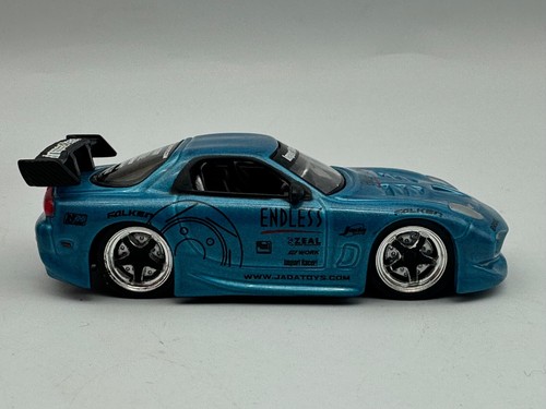 Jada Import Racer Mazda RX-7, Blue, 1:64, Excellent - Picture 6 of 10