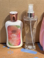 Vintage Bath Body Works Sweet Pea Fine Fragrance Mist 8 fl oz Lotion