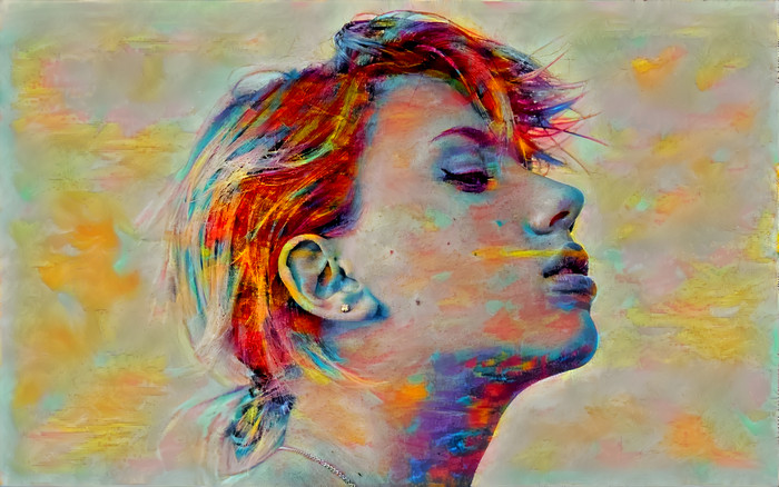 Tableaux de portrait de femme de qualite superieure en toile de lin 50x70 cm
