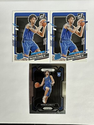 Dereck Lively II - Panini Prizm & Donruss Rookie Lot