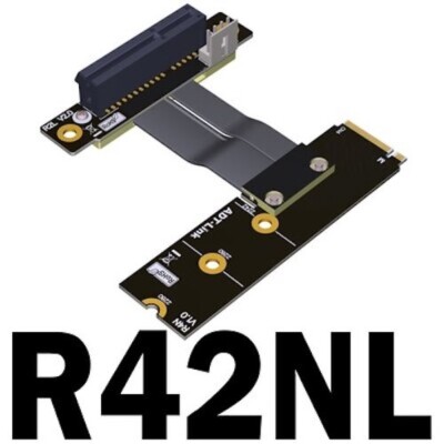 ADT Link R42NL Nvme auf PCIE 3,0x4 - 3CM Kabel